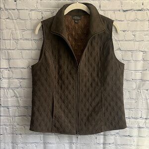 Nomadic Traders Women's Dark Green Quilted Vest‎ Womans size Small